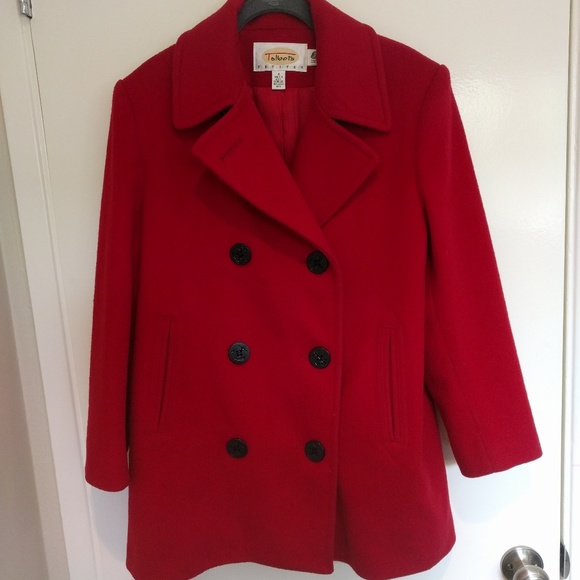 talbots peacoat